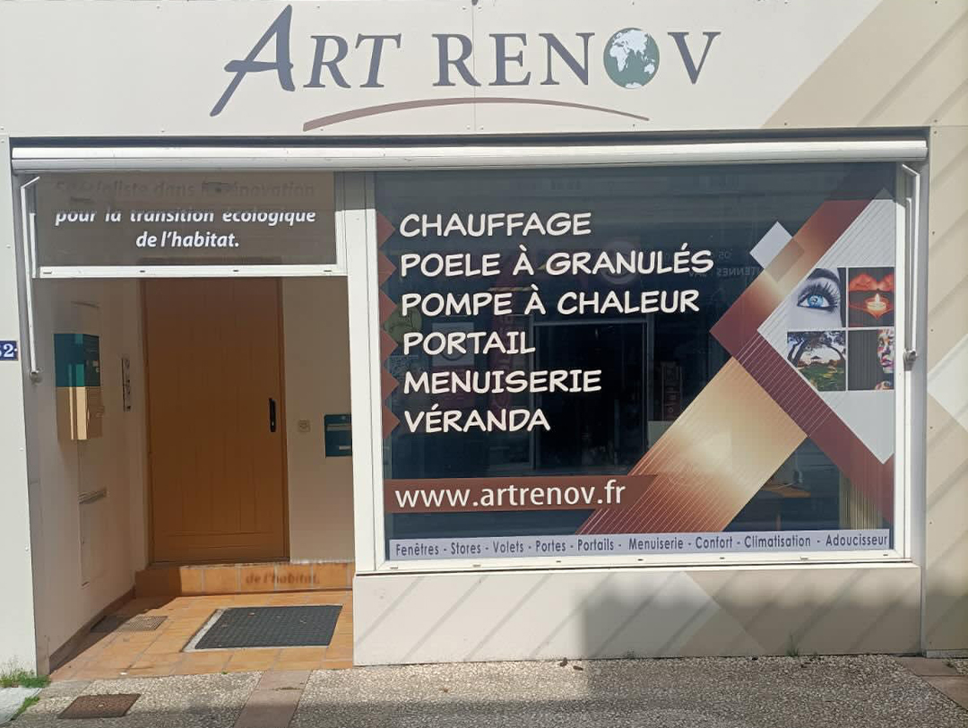 Local de l'agence Art Renov de Saujon